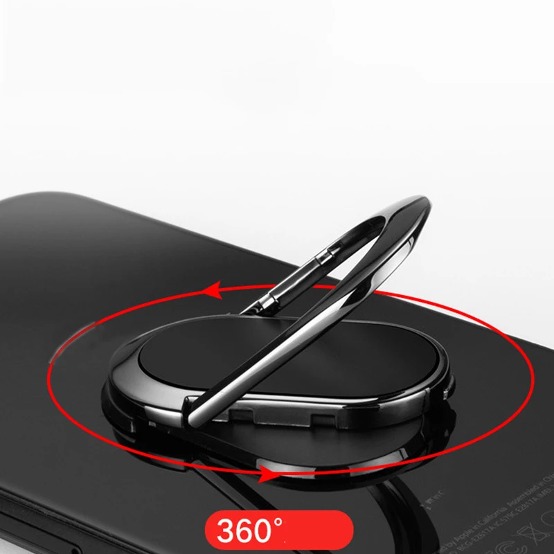 Finger Ring Holder Stand Grip 360 Rotating For Mobile Phone Car Magnetic Mount Phone Back Sticker Pad Unniversal Bracket