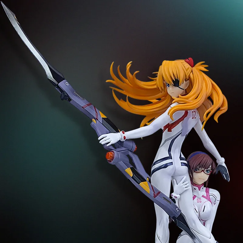 

23cmEVA Asuka, Zhenhibo, подходит для двух символов, театральная версия, сцена, модель орнамента, коллекция фигурок в штучной упаковке, подарок ПВХ