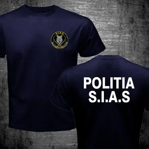 Romanian Special Task Force SIAS Men T-Shirt Short Sleeve Casual Cotton O-Neck T Shirt Size S-3XL