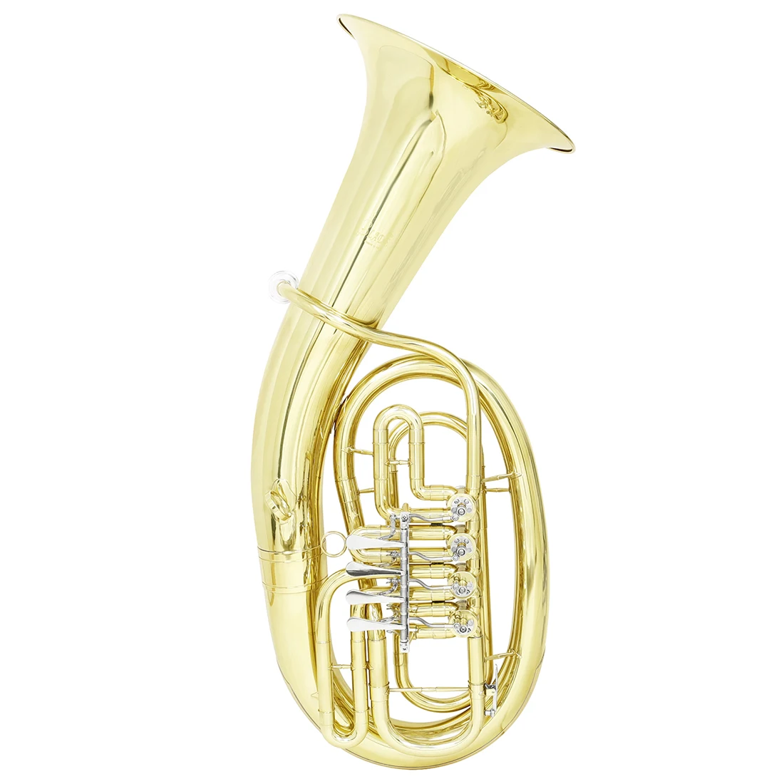SLADE Euphonium Rotary 4 Keys Baritone Horn Musical Brass Instrument Professional Euphonium with Case Gloves Accessories