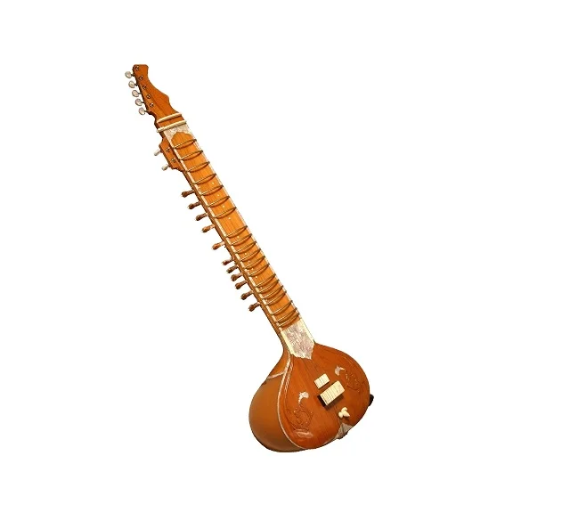 New Professional Indian Musical Instrument Tun Wood 4 String Flat Tambura Tanpur