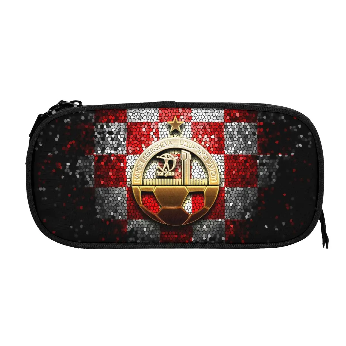 Hapoel Beer Sheva Big Capacity Pencil Pen Case Office College School Large Storage Bag Pouch Holder Box Organizer