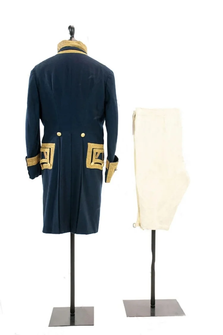 18th Century Victorian Royal Court Noble Gentleman Tailcoat Uniform Suit Medieval Renaissance Officer Soldier Costume