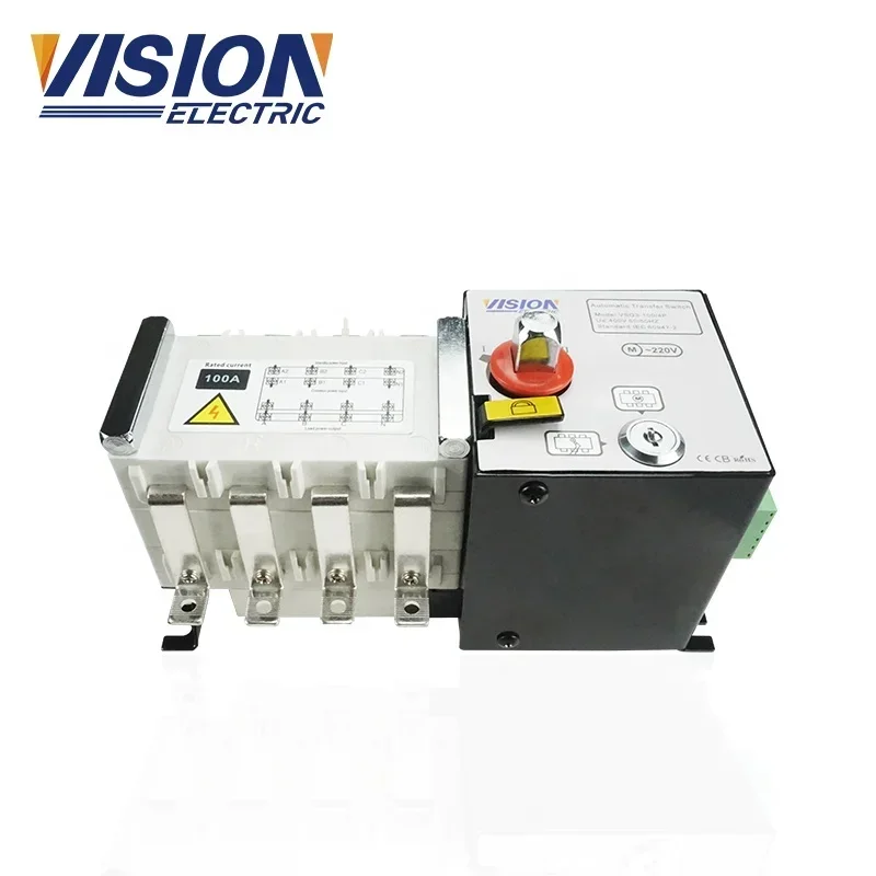 100A ATS 4P Auto Transfer Switch for Generator parts ATS factory price