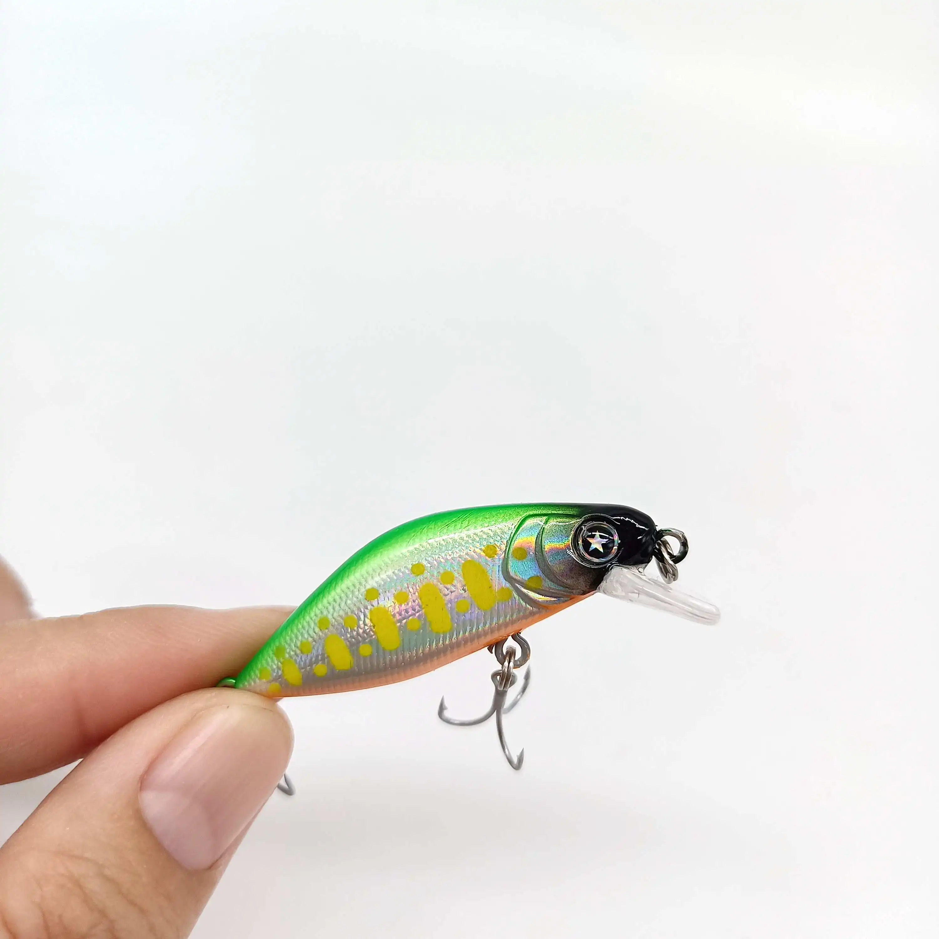 DUODUOYU 1PCS Mini Sinking Minnow Fishing Lures 4.3g/50mm Jerkbaits Peche Artificial Bait Wobbler Lure for Trout Bass Tackle