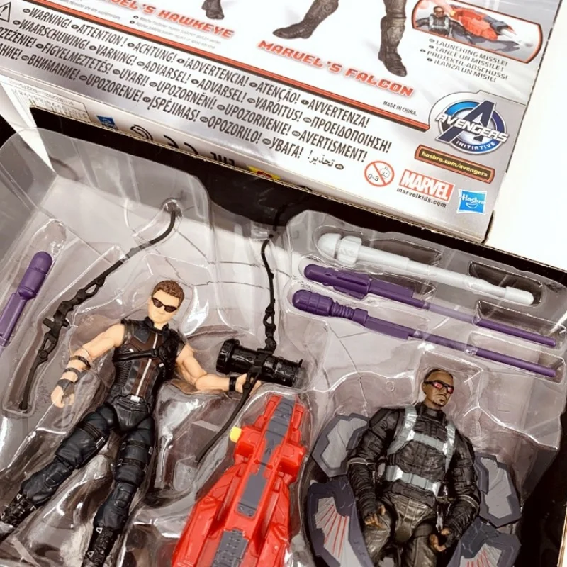 Marvel Avengers Age Of Ultron Captain America Black Widow Iron Man Nick Fury Hawkeye Falcon Anime Figures Model Collect Toy