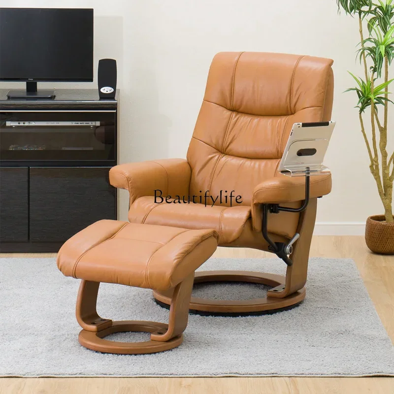 

yj5Furniture Luxury Leather Sofa Casual Seat Lazy Recliner Ralph