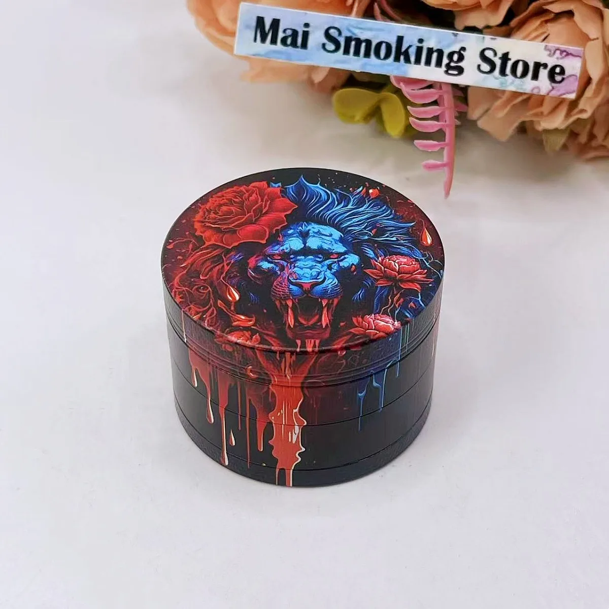 Moedor de Ervas Manual de 2 Polegadas, 4 Camadas, para Especiarias, Pimenta, Sal, Moedor de Tabaco, Ferramenta para Fumar