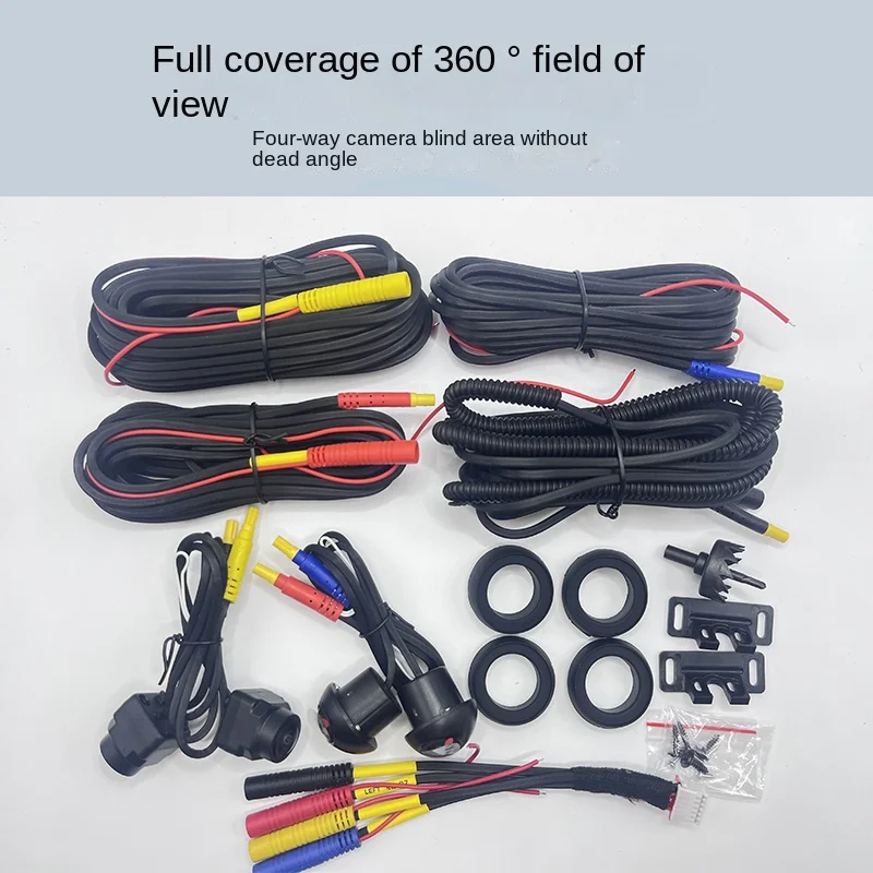 

360° Degree Car Camera 1080P 3D Panoramic Surround Rear / Front / Left / Right View Reverse Camera Kits for Android Car Radio