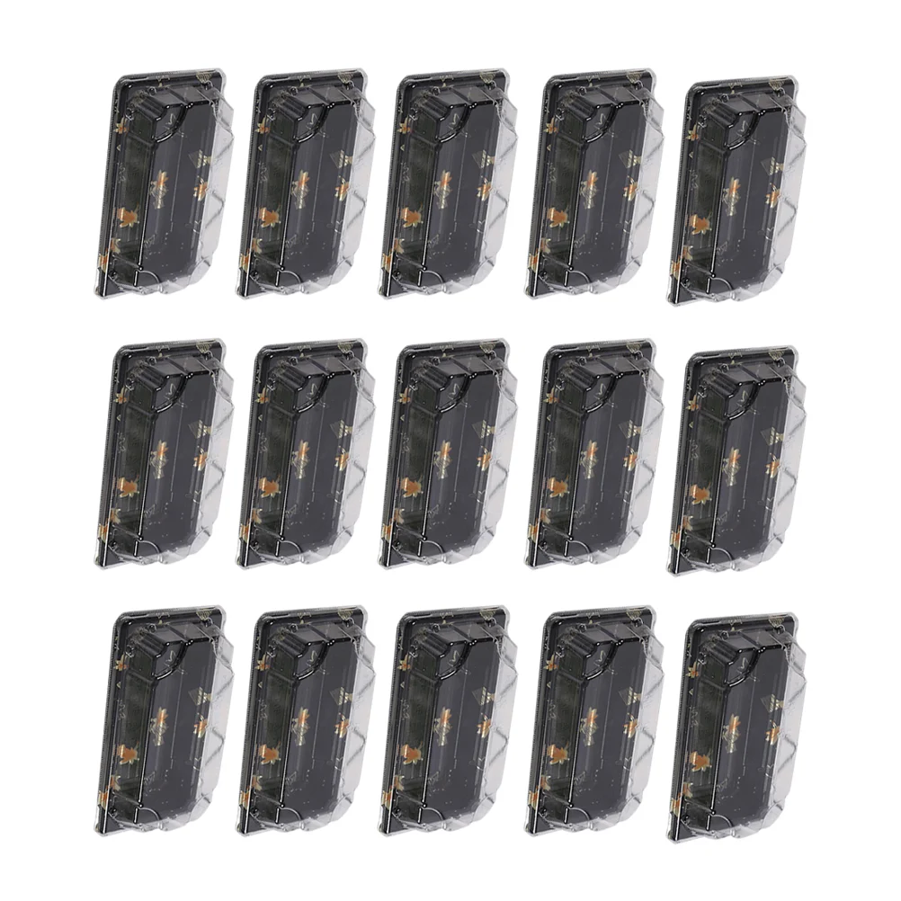 100PCS Disposable Sushi Packing Box Fruit Cake Carry Out Container Take Out Boxes (Black) packing boxes