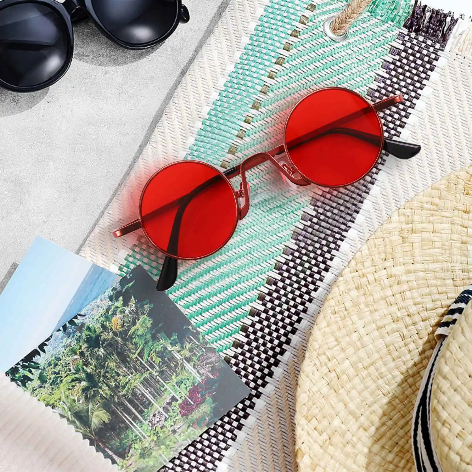 Vintage Round Sunglasses Brand Design Women Men Sunglasses Luxury Retro Uv400 Eyewear Fashion