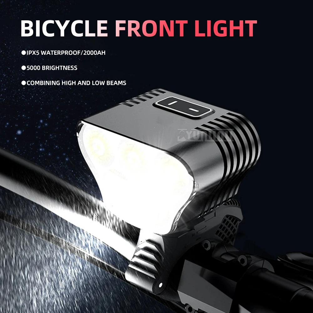 High-Brightness 5-Light Set with Long-Range, Headlights, Helmet Lights, Off-Road  Lights,  High Beam