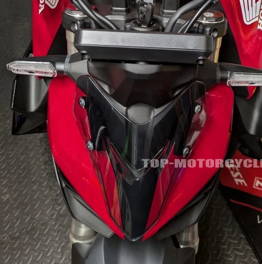 للدراجات النارية الرياضية بجولة الزجاج الأمامي منحرف هدية غطاء الزجاج الأمامي سبويلر CB1000 الدبور 2025 CB 1000 الدبور SP 2025 #3