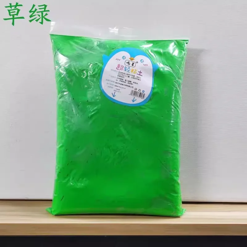 24 kleuren Super Lichte Klei Niet giftig 100g 500g in Zak Plasticine Kleur Klei Ruimte Modder Kleuterschool school Handwerk DIY Materiaal