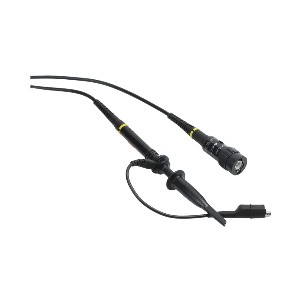 For BNC Devices 200Mhz Probe 130cm Secure Ground Connection Oscilloscope Probe Adjustable Compensation Capacitance