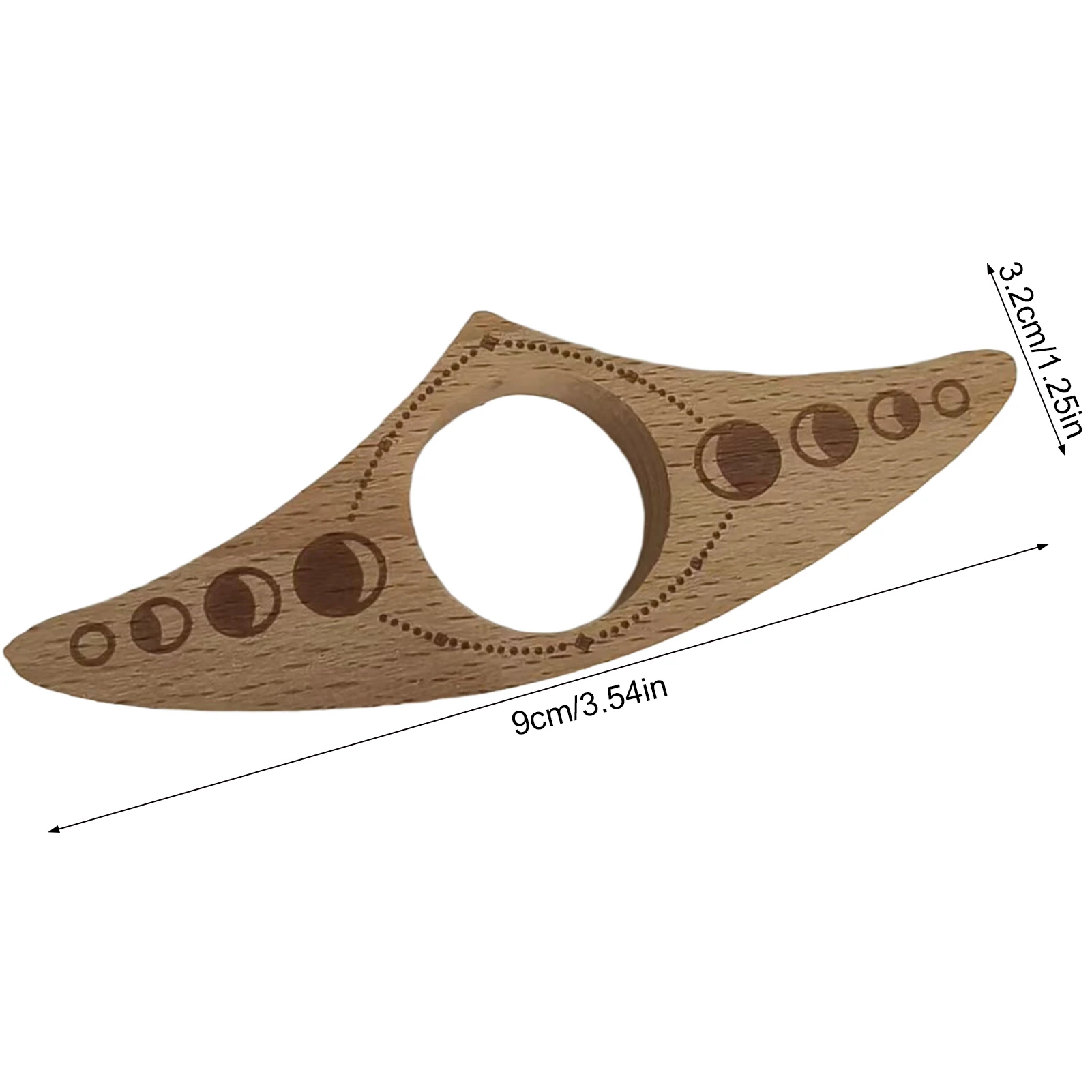 Wooden Thumb Bookmark One-Hand Flip Page Holder Portable Reading Clamp Natural Wood Book Page Marker for Readers Students