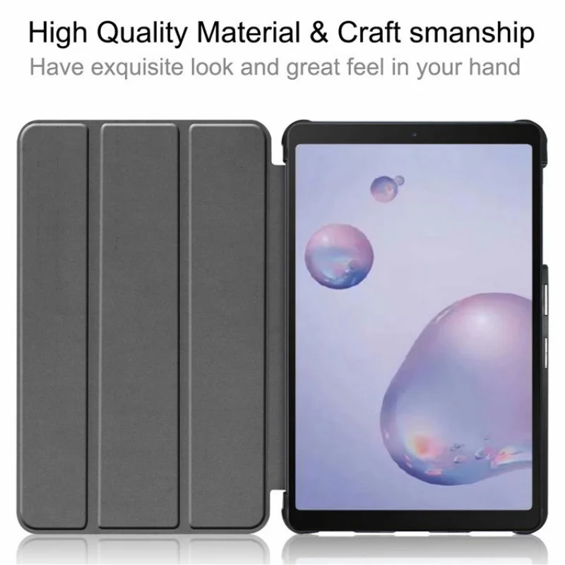 Folio Case for Samsung Tab A 10.5 T590 T595 2019, Tri-fold Smart Cover with Auto Sleep/Wake, Artistic Patterns
