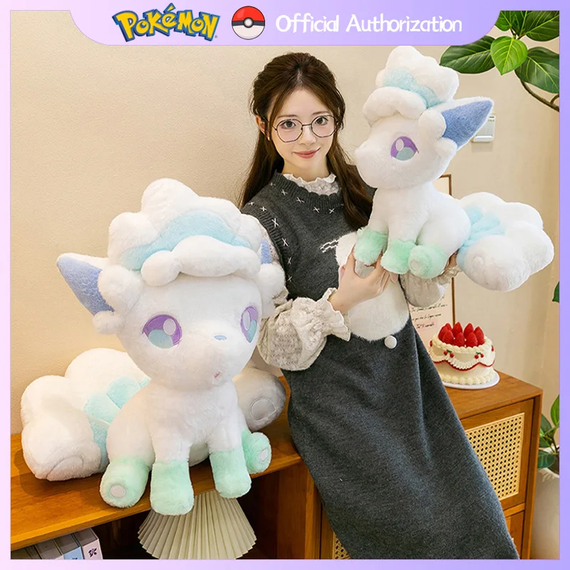 

Goupix Festival Souvenir Kawaii Birthday Gift Pokemon Espurr 40CM-80CM Plush Toy Cute Cartoon Vulpix Stuffed Doll Anime Pokémon