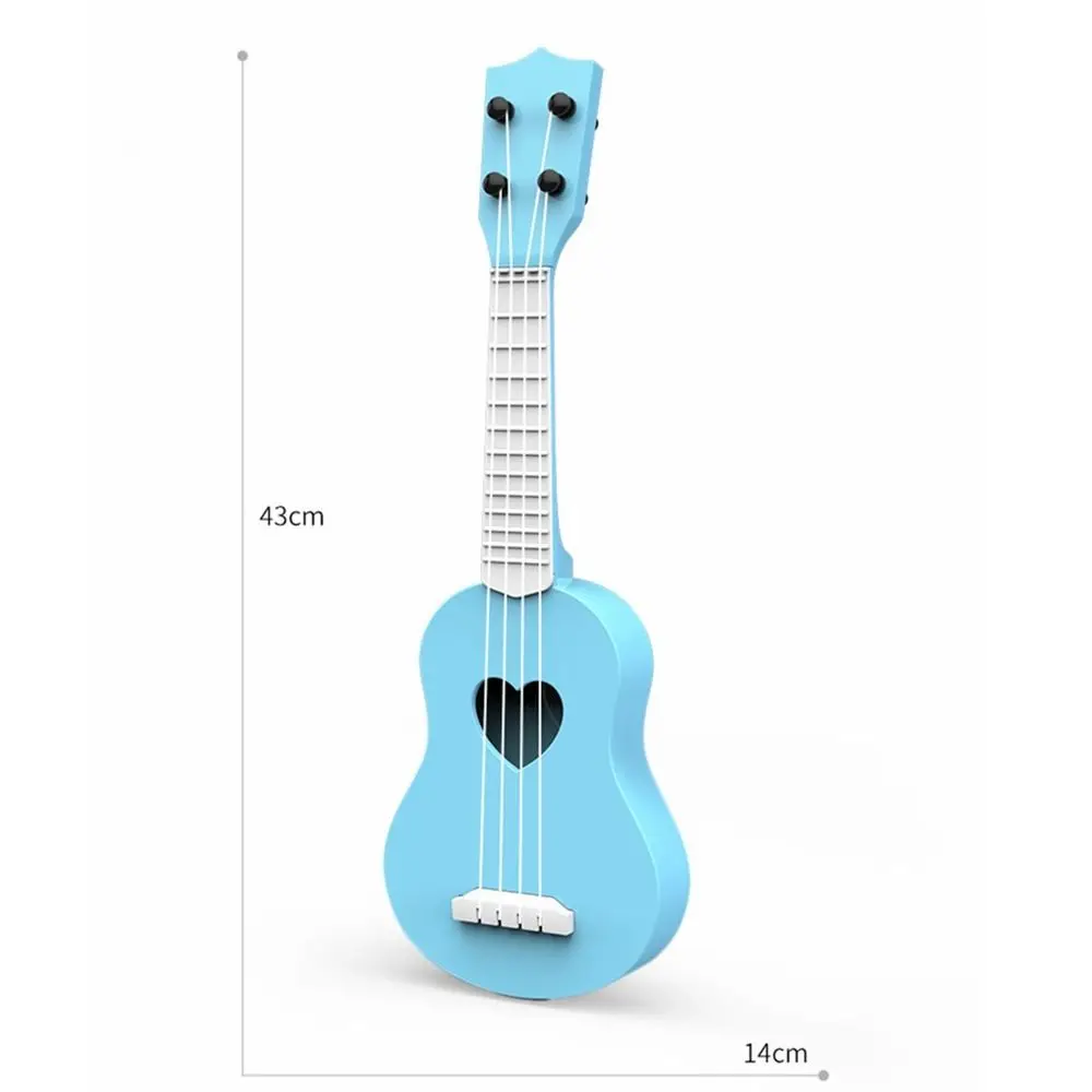 Mini ukelele de simulación de guitarra, instrumento Musical, juguete de Desarrollo Educativo, regalo de cumpleaños y Navidad, 43cm