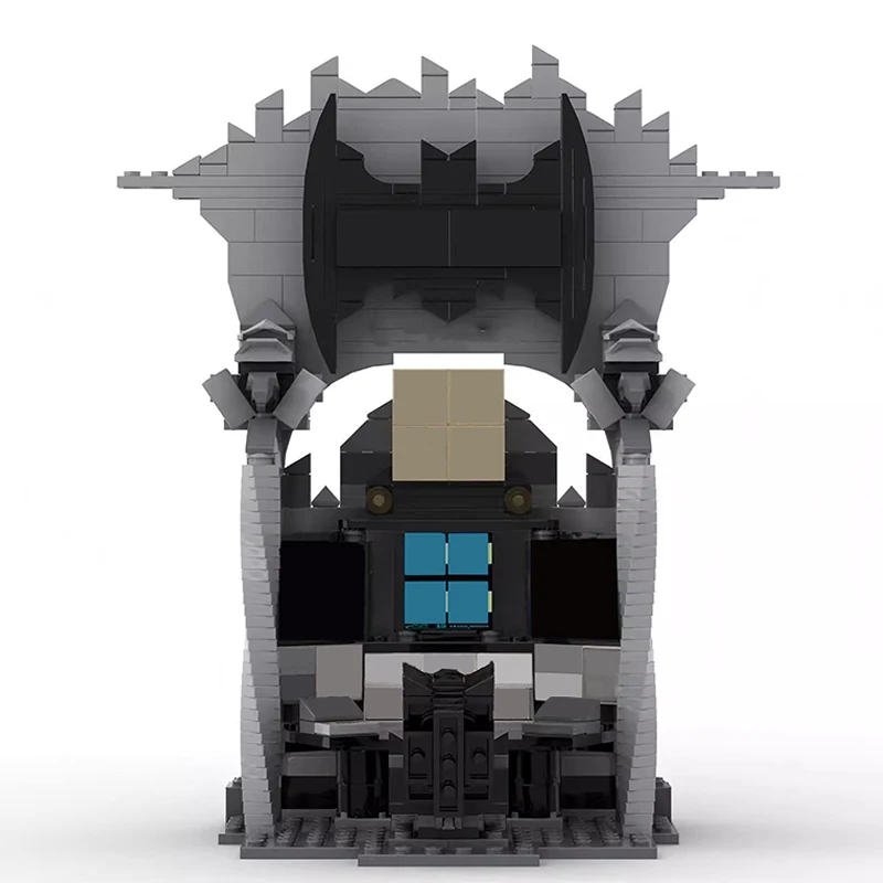 Bricklink MOC Superhero Knight Batcave Technical Car Batmobiles Tumbler Vehicles Batpod Batwing Building Blocks Kid Toys Gift