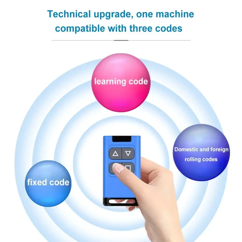 قابلة للشحن باب التحكم في المرآب عن بعد Wireles مقاوم للماء بوابة التحكم رمز المنتزع 300-915 ميجا هرتز فتحت باب المرآب الناسخ