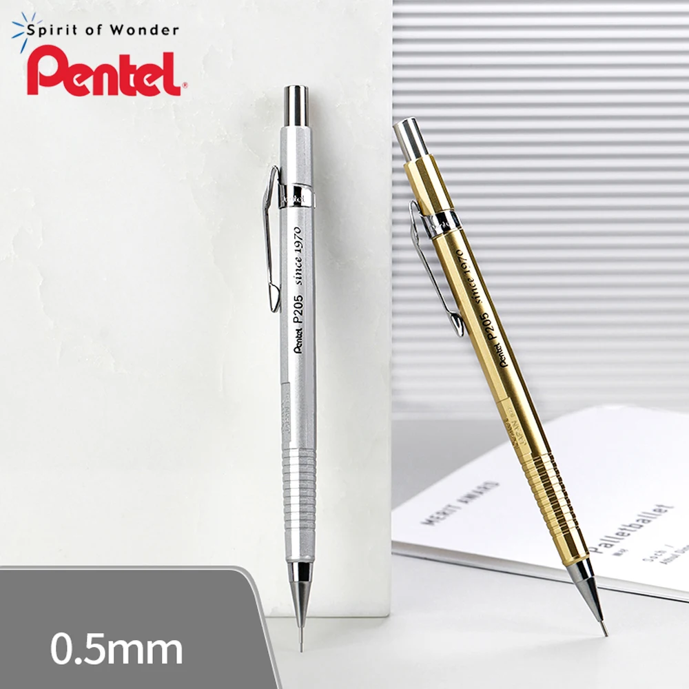 

Pentel Automatic Pencil 0.5 Low Center of Gravity P205 Metal Pen Clip Professional Drawing Painting Sketch Pencil for Students