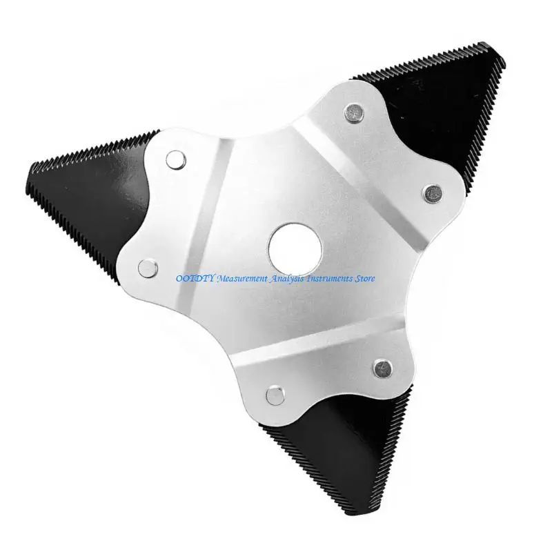 367D Grass Mower Triangular Blade Cutting Head Steel For Quick Grass Garden Tool