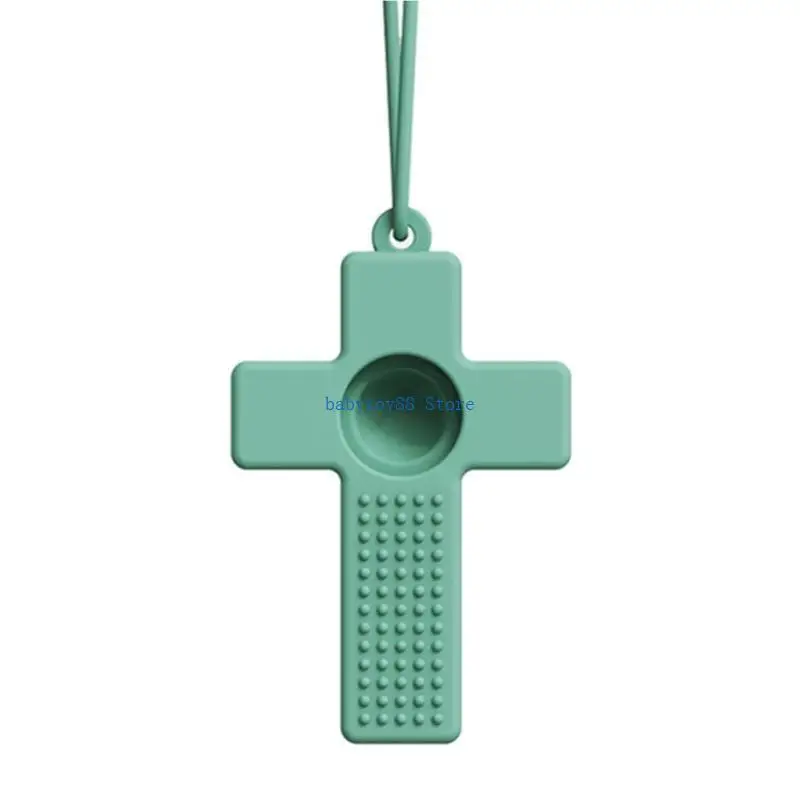 Y4UD Làm Dịu Silicone Chữ Thập Miếng Dán Đa Năng Cho Bé Nhạy Cảm Nướu