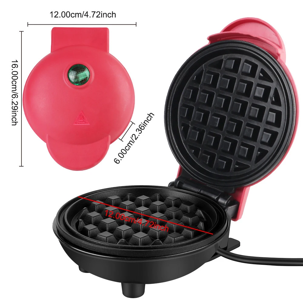 Breakfast Waffle Molds Mini Waffle Pot Egg Cake Oven Bubble Egg Cake Oven Mini Electric Waffles Maker Pan Eggette Machine view 5