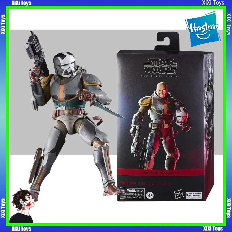 

16cm Hasbro Original Star Wars The Bad Batch Wrecker Mercenary Action Figure Toys Doll Model Collection Gifts