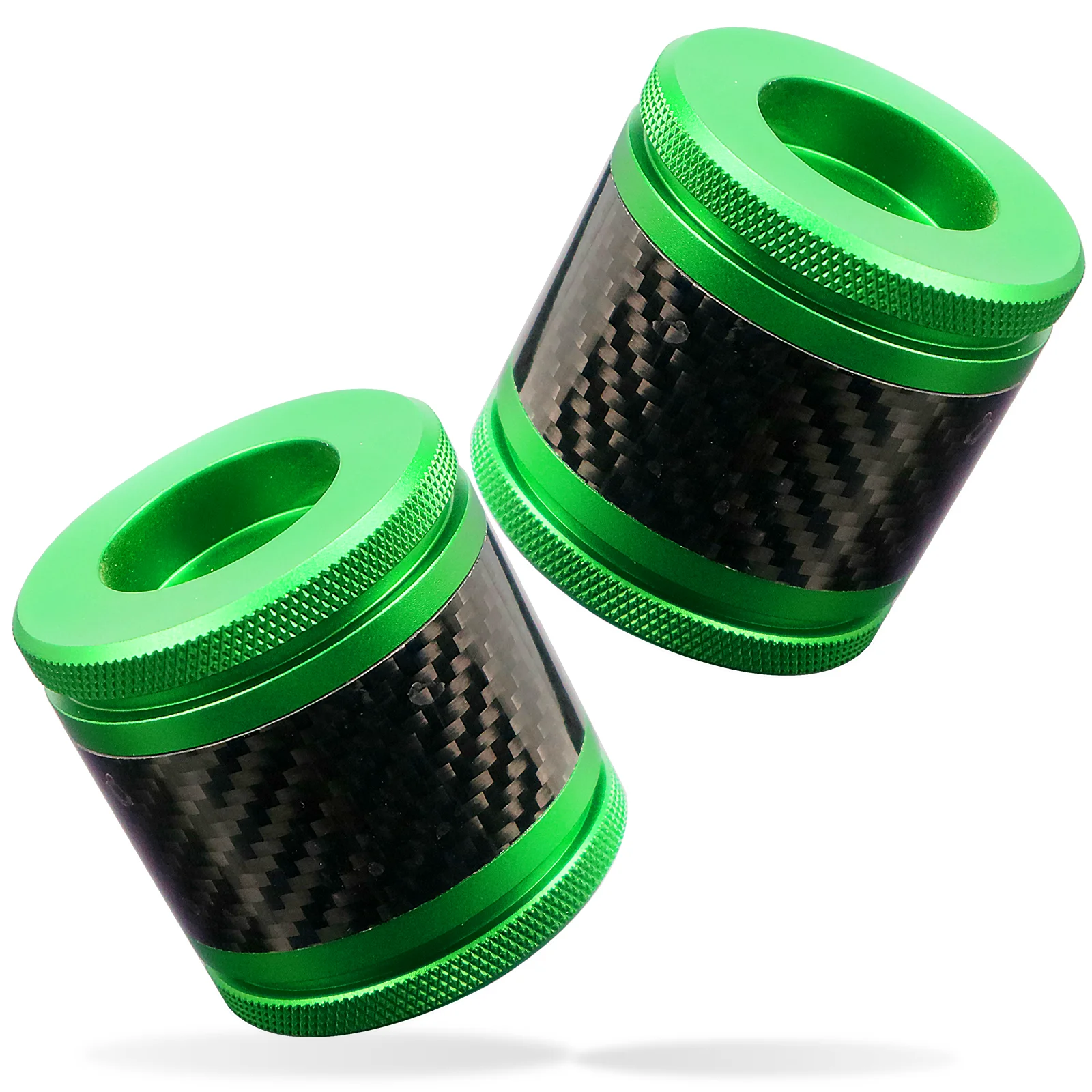 GZICMA Motorcycle Crash Bar CNC Aluminum End Caps for Harley Touring Softail Sportster Engine Guard Saddlebag Guards Ends 2PCS 4