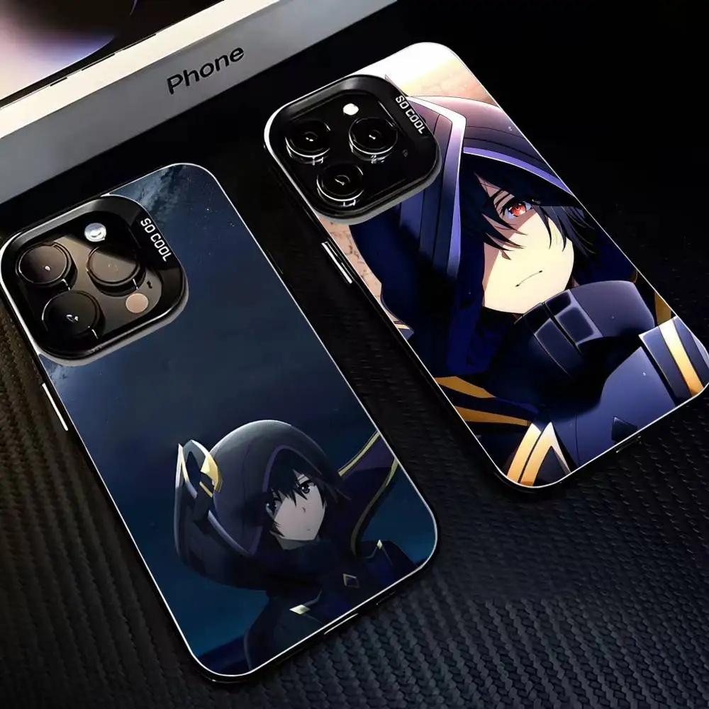 

The Eminence In Shadow Anime Phone Case For iPhone17,16,15,14,13,12,11 Plus,Pro Max Black Matte Shockproof Cover