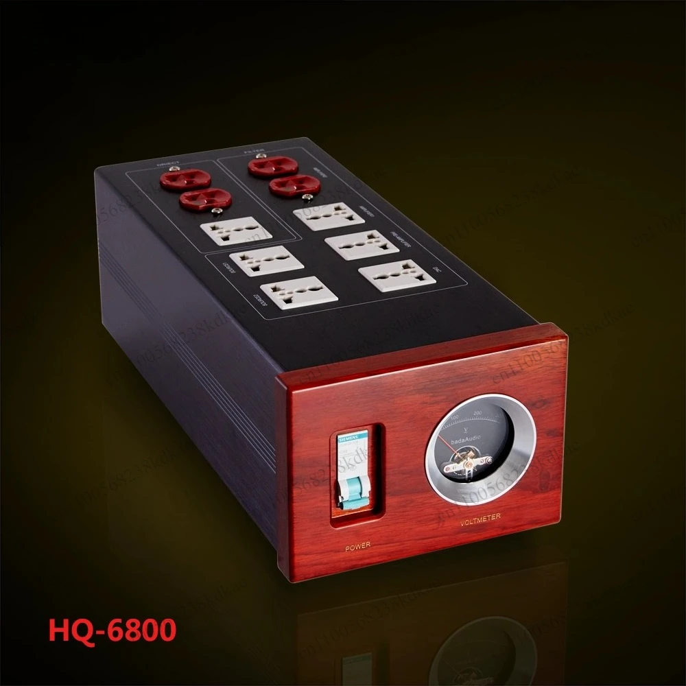 HiFi Audio Power Purifier Noise Filter Socket Surge Protection Power Strip For Home Theater Amplifier Speaker