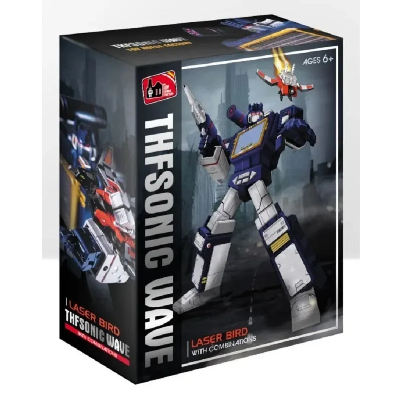 Transformation MasterPiece THF-01J THF01J Soundwave with One Tape Walkman KO MP13 Alloy G1 Action Anime Figure Robot Toys Robot