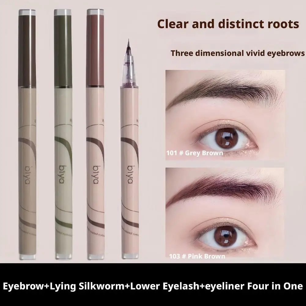 Stylo à sourcils Ultra fin, longue durée de vie, résistant aux taches, étanche, résistant à la sueur, hautement pigmenté, facile à appliquer, liquide pour les yeux