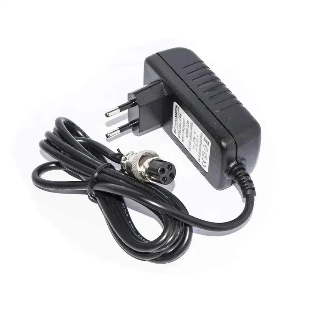 Power Supply for Mixing Console Mixer AC Adapter 15V 230mA Universal 4-Pin Round Connector for 16 Channels 100-240V Input