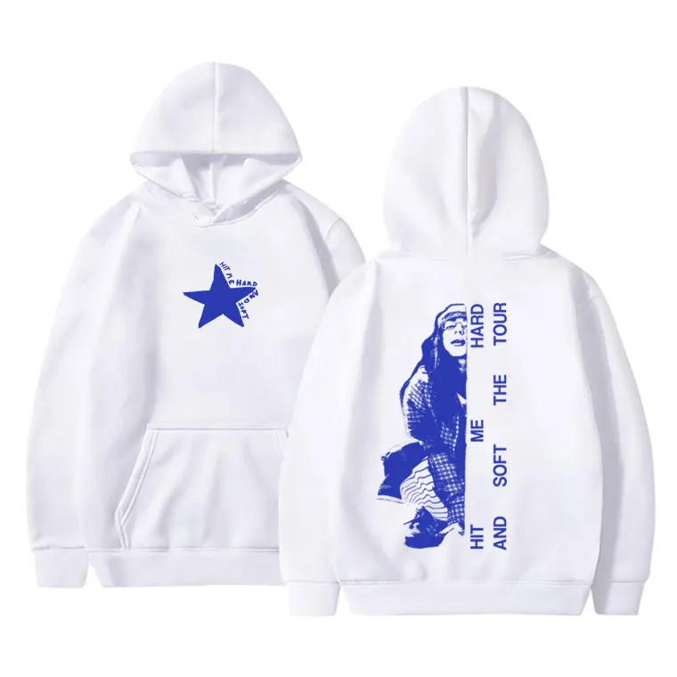 

Hit Me Hard and Soft Tour Hoodie Men Women Hip Hop Fashion Pop Music Sweatshirt Unisex Casual Cotton Oversized Pullover Hoodies