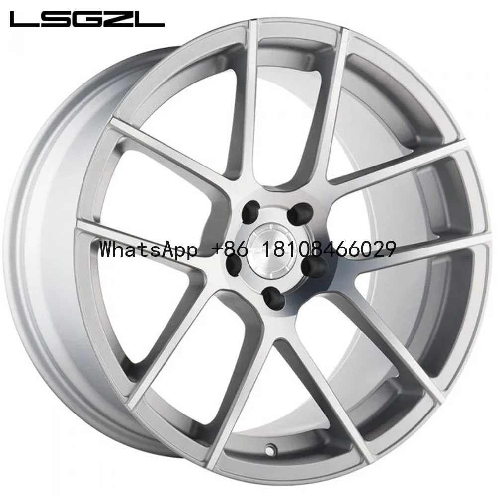 LSGZL Best Price Passenger Car Wheel 18 19 20 21 Inch Mono Block Gunmetal Grey 5x120 5x112 Aluminum Alloy Wheels For Bmw