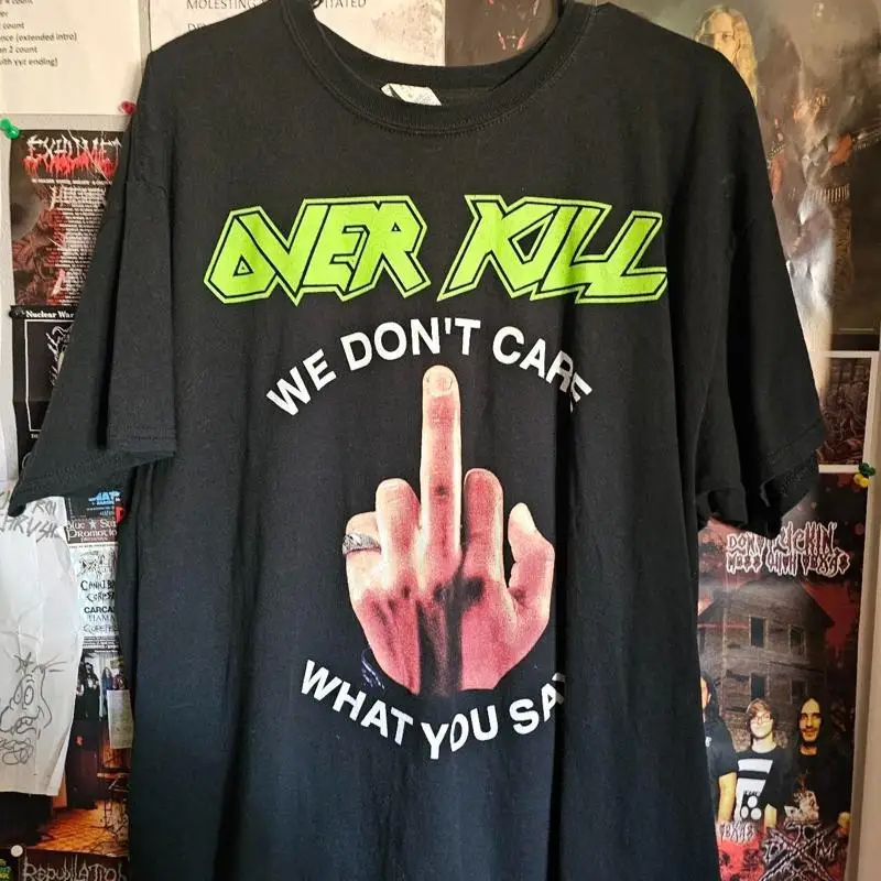 

Overkill Band Vintage T Shirt Black AN47830