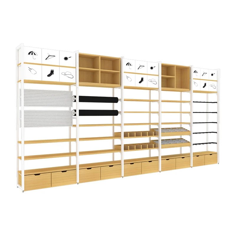 Convenience Store Shelf Heavy Supermarket  Double-sided Feature Display Hanging Basket