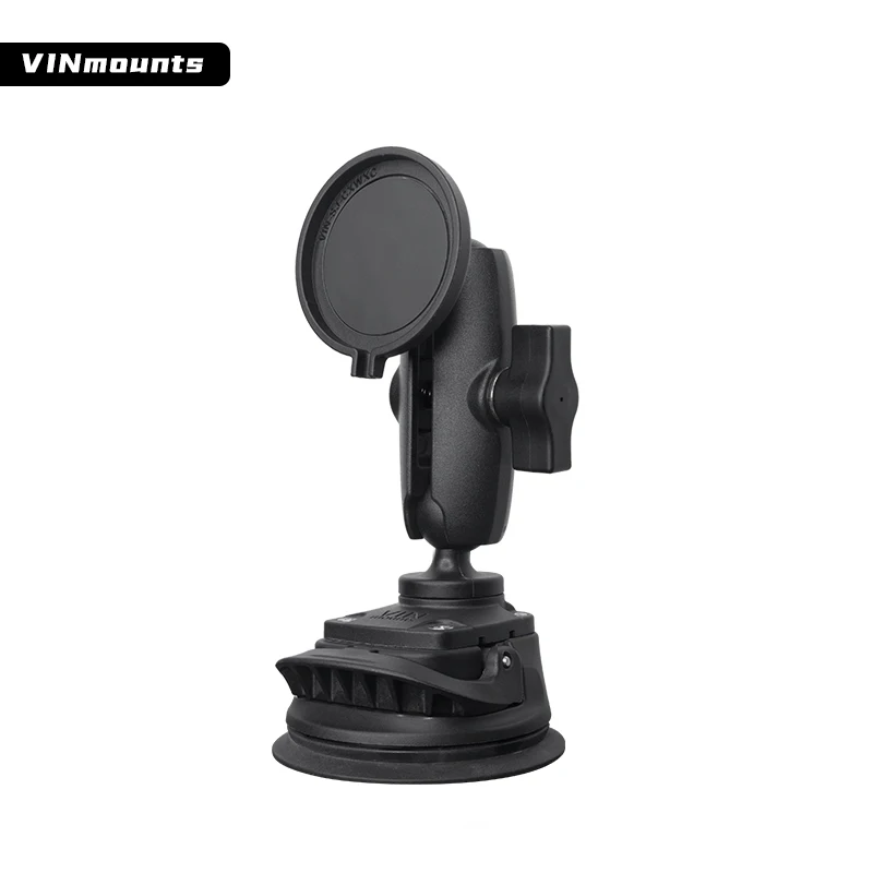 VINmounts Suction Cup Phone Mount with 1-Inch Ball Head, Compatible with Apple 15W MagSafe, VIN-SJ-XWXC Compatible with RAM