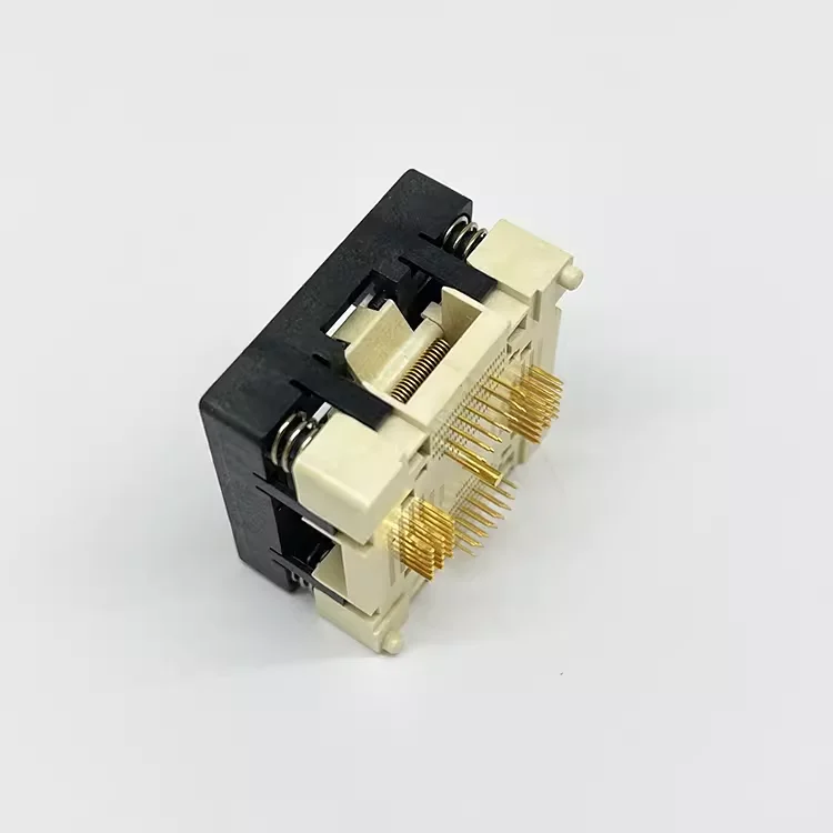 QFN80-0.4 Downward Pressure Aging Test Socket, Programming Socket, Gold-plated Chip Aging Fixture, IC Socket