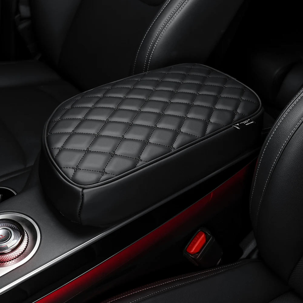 

For Genesis GV70 2022-2025 Waterproof Anti-Slip Soft PU Leather Central Console Protection Pad Armrest Cover Accessories LHD