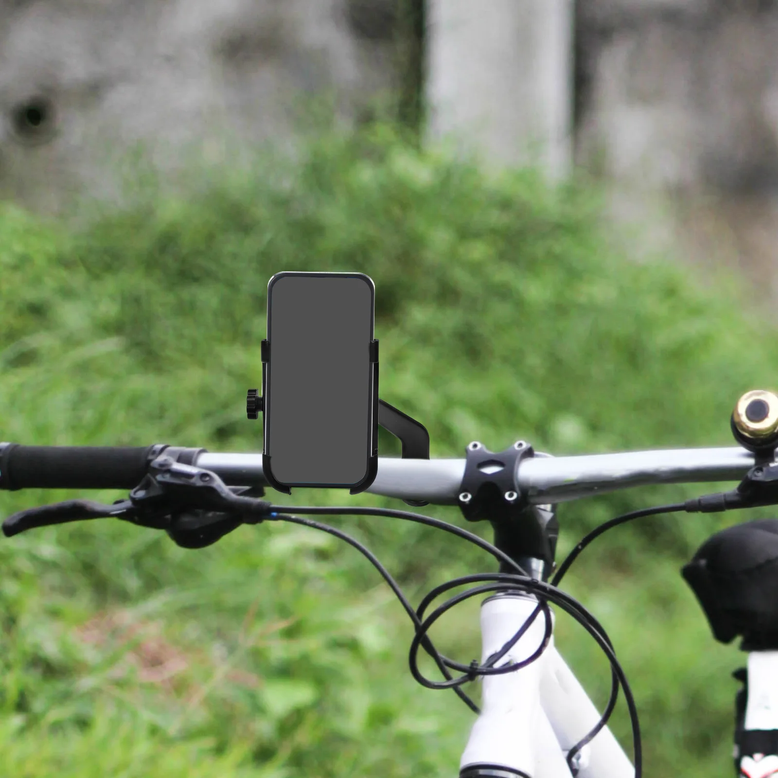 

Aluminum Alloy Motorcycle Phone Mount Handlebar Holder For Bike Scooter Shockproof Anti-Vibration Stable Mounting Bracket Easy
