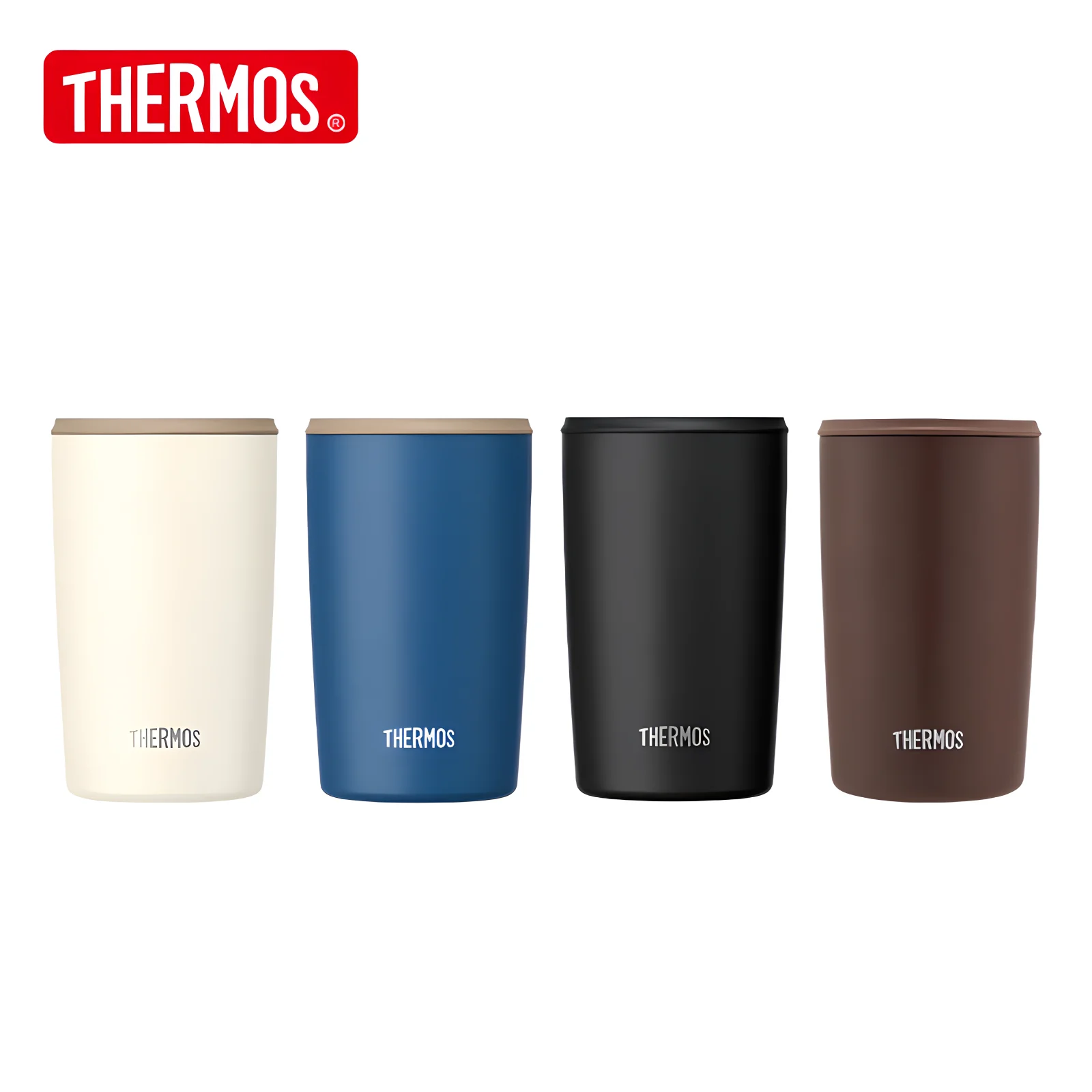 THERMOS-Portable Insulated Coffee Cup, TCDP, Office, Outdoor Carrying, Simple and Portable Water Cup, New, 415ml