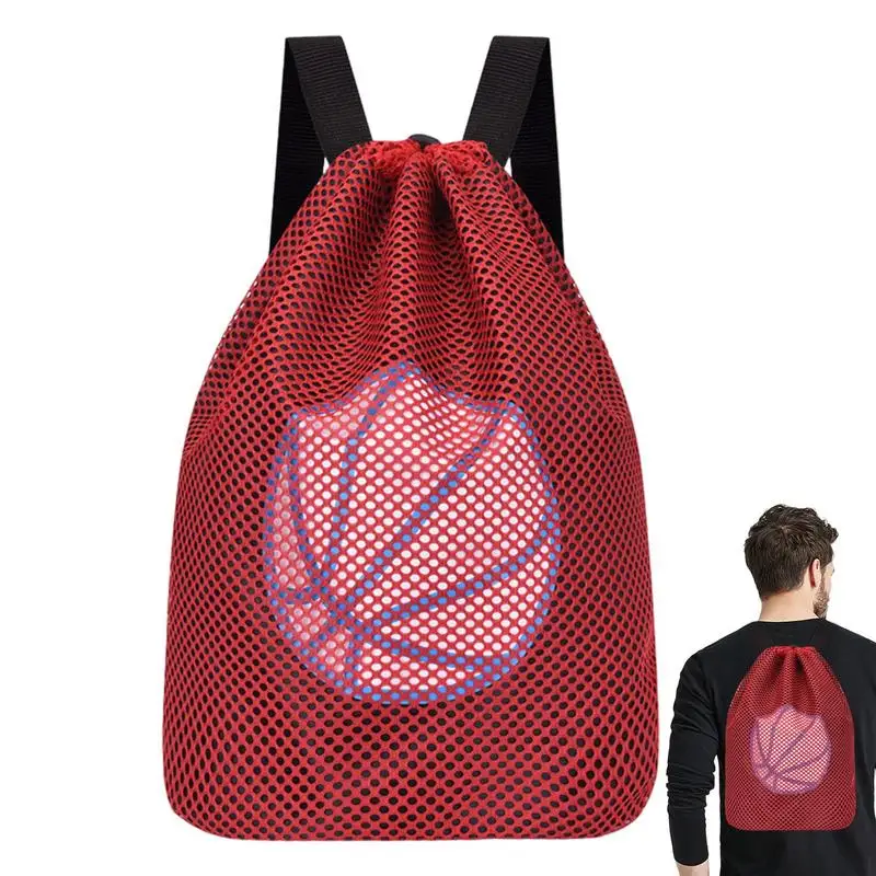 

Outdoor Sports Drawstring Pocket Simple Backpack Men's And Women's Fitness Backpack Lightweight Basketball Bag