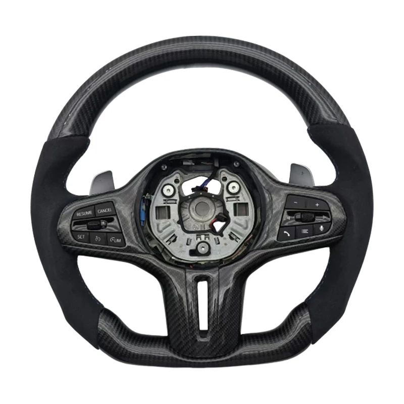 

Горячие продукты Перфорированная кожа из углеродного волокна m Performance для BMW G28 G20 G38 G30 3 серии 5 Автомобильный руль