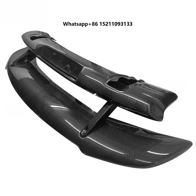 For MP4-12C 650S Modified with DMC Double-layer High Quality Carbon Fiber Tail Wing Rear Spoiler Car Automatic Modified