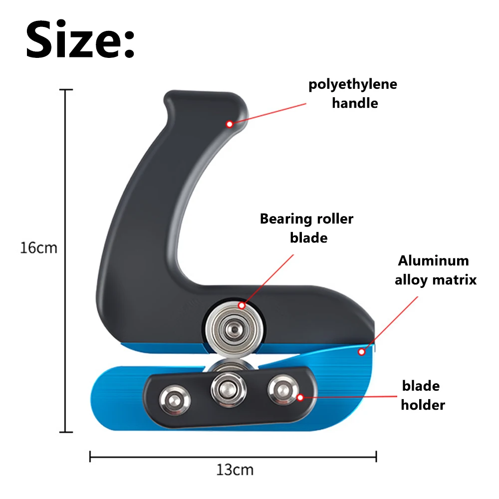 Hot 1Pcs Versatile Woodworking Banding Edge Trimmer Cutter Portable Trimmer Deburring Tool for Wood/Veneer/Plastic & Thin Sheets