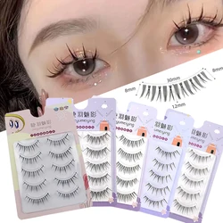 False Eyelashes Little Devil Fairy Manga Lashes Cross Messy Lash Extension Cross Natural Mink Eyelashes Daily Makeup